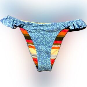 MAAJI eco friendly reversible floral extra cheeky bikini swim bottom NWT